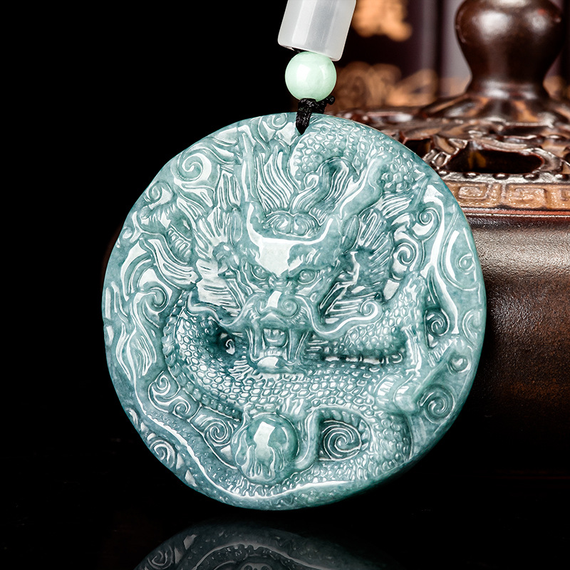 Woman Accessory - Kalung Liontin Naga Giok Burma Hadiah