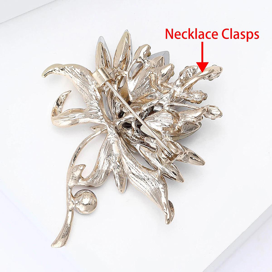 Women Accessories Bouquet - Bros Buket Tangan Kaca Kristal Mewah
