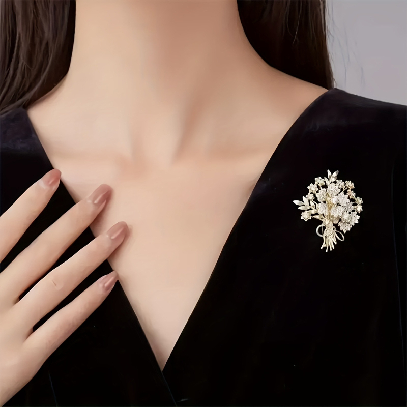 Women Accessories Bouquet - Pin Pohon Kehidupan yang Elegan, Bros