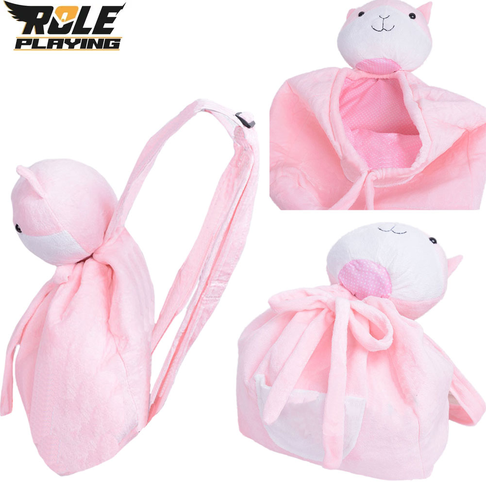 Women Accessories Bag - Tas Ransel Kucing Merah Muda Fantasia