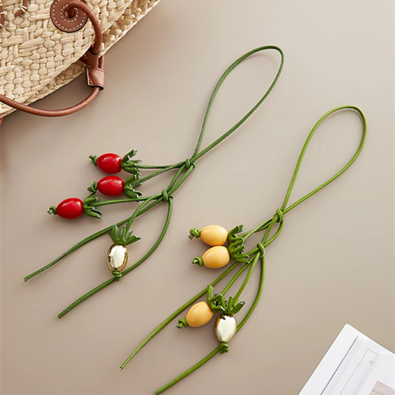 Women'S Accessories Loewe - Gantungan Tas Kulit Sapi Bentuk Biji