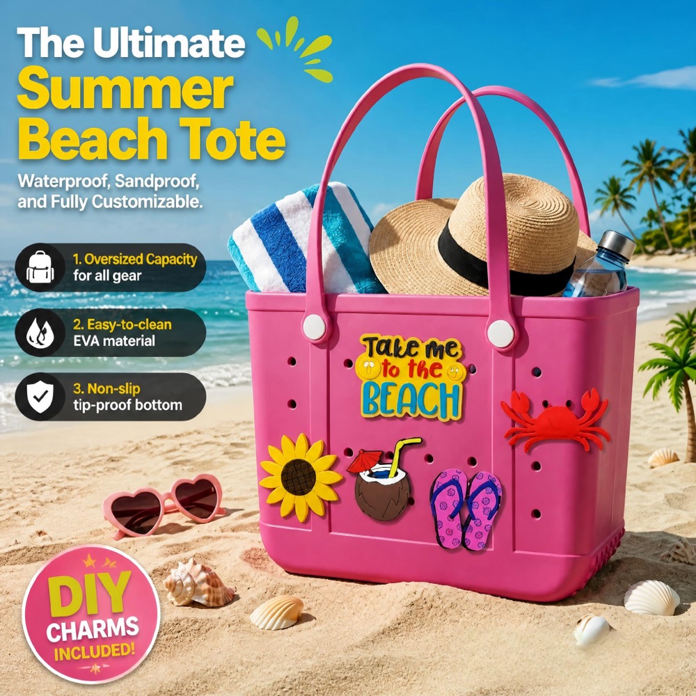 Women Accessories Bag - Tas Pantai Karet Ukuran Besar untuk