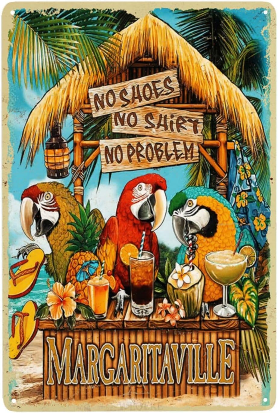 Women Accessories Poster - Papan Tanda Logam Vintage No Shoes