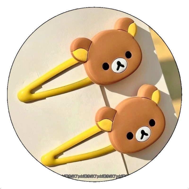 Women'S Accessories List - Jepit Rambut Kartun Rilakkuma Lucu Gaya