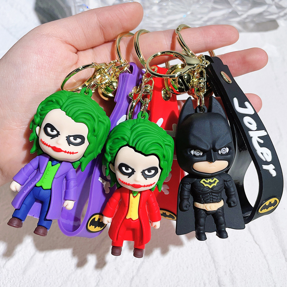 Women'S Harley Quinn Accessories - Gantungan Kunci Boneka Gambar Joker Kartun