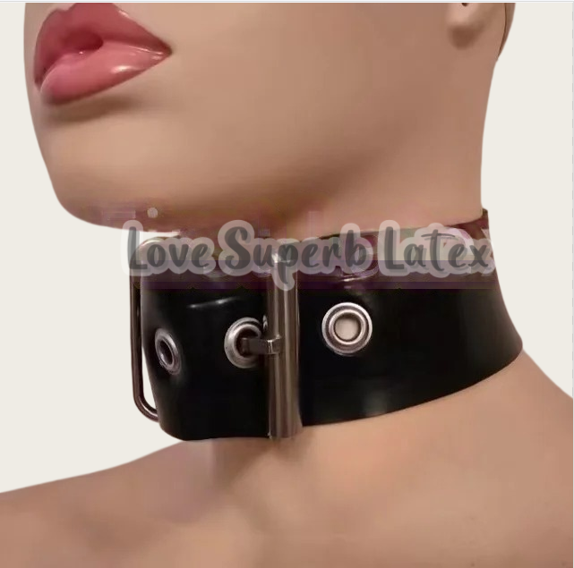 Women Accessories Chain - 0.4mm Choker Leher Lateks Seksi Karet