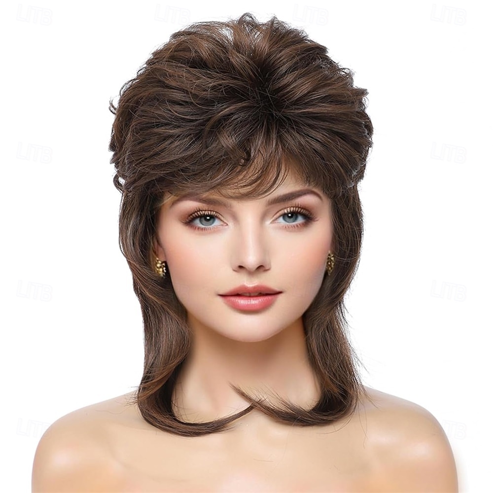 Women'S Accessories In The 90S - HAIRJOY ​​Wig Rambut Sintetis Mullet untuk