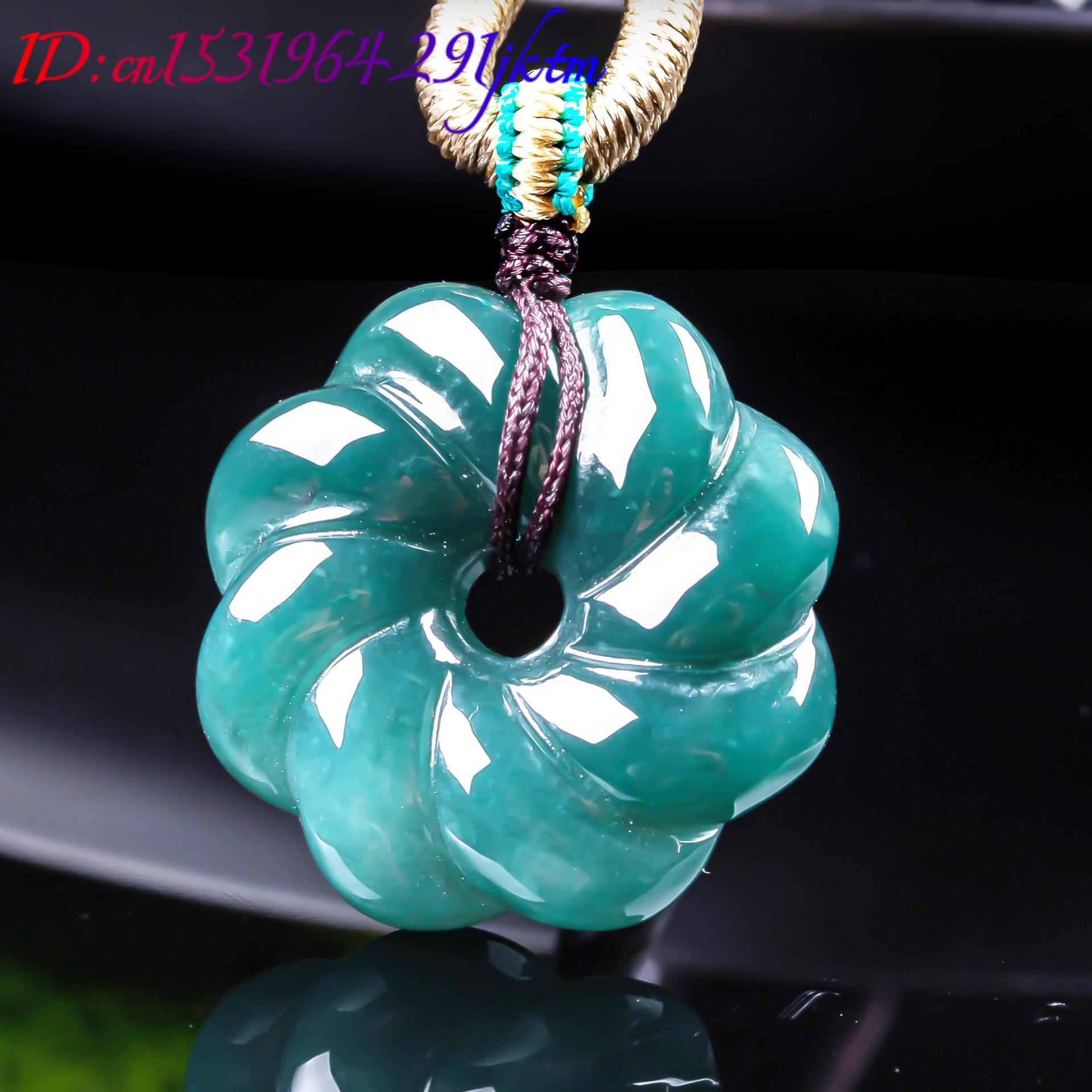 Kalung Liontin Bunga Giok Burm - Woman Accessory ulasan dan harga