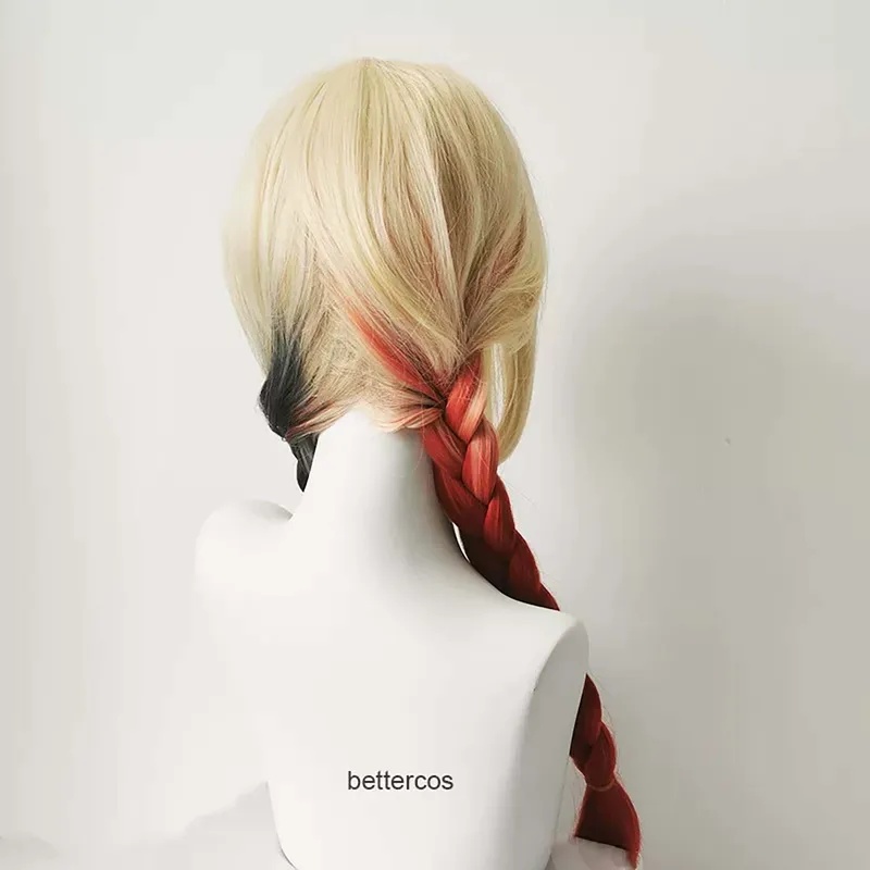Wig Rambut Kepang Merah Hitam  - Women'S Harley Quinn Accessories ulasan dan harga
