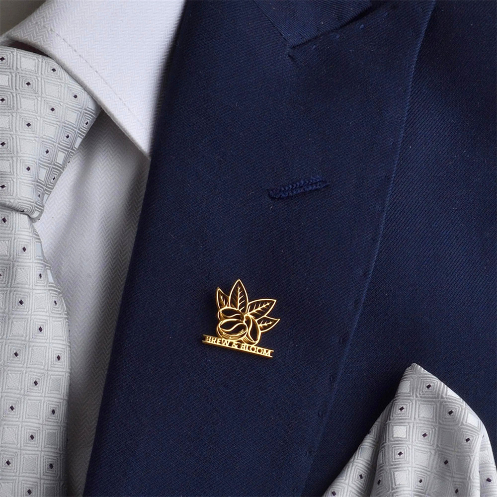 Bros Pin Logo Perusahaan Perso - Women Accessories Brand Name ulasan dan harga