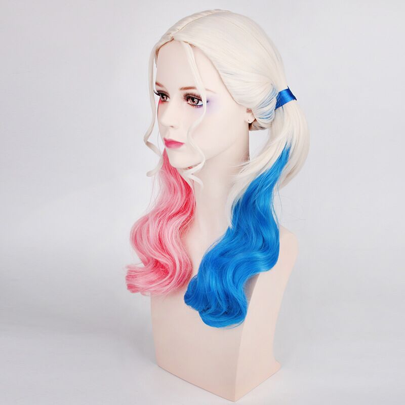 Wig Cosplay Harley Quinn Hallo - Women'S Harley Quinn Accessories ulasan dan harga