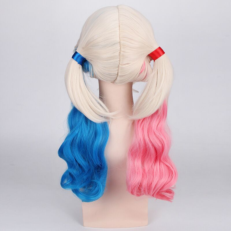 Wig Cosplay Harley Quinn Hallo - Women'S Harley Quinn Accessories ulasan dan harga