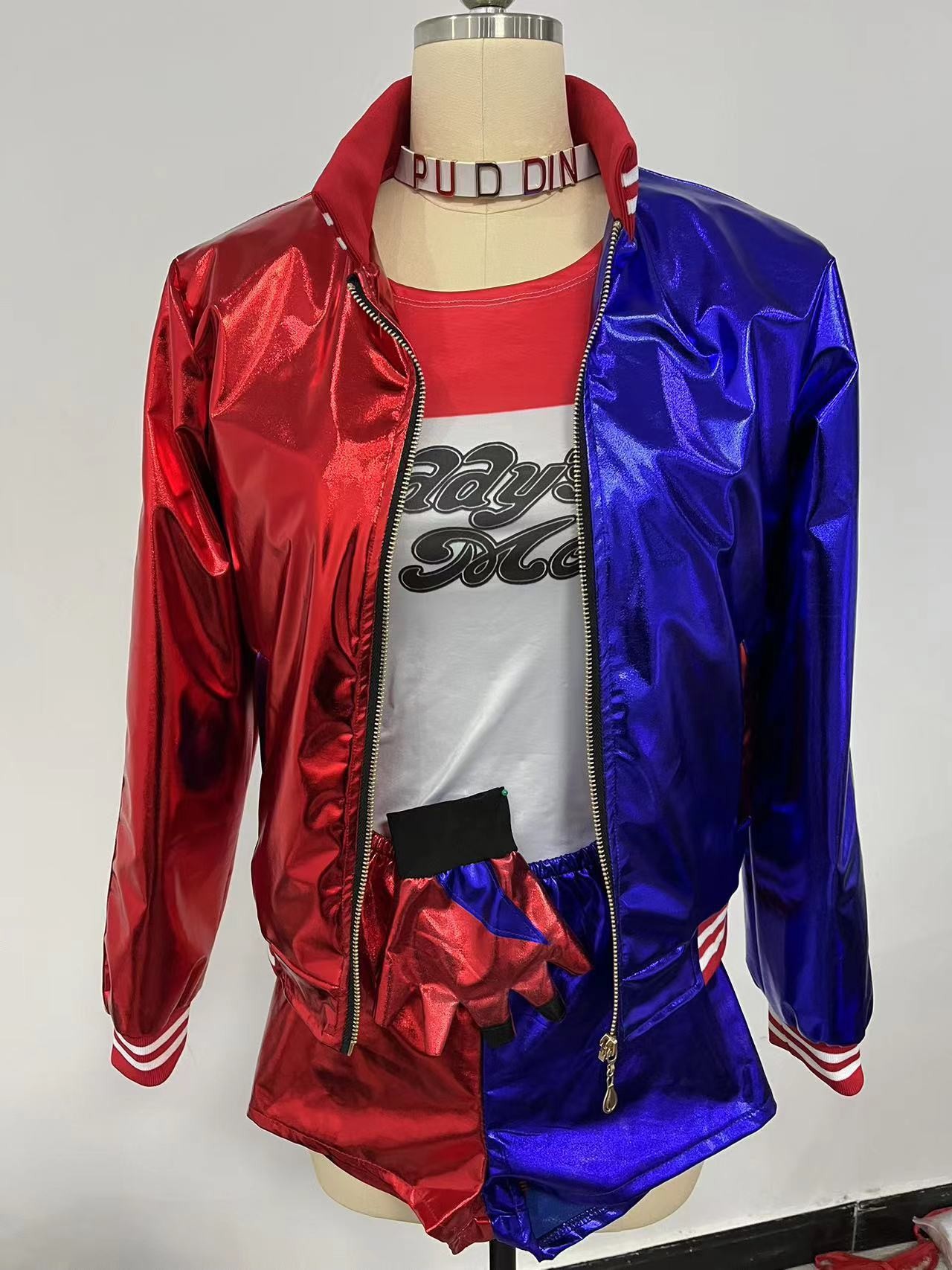 Kostum Cosplay Jaket Harley Qu - Women'S Harley Quinn Accessories ulasan dan harga
