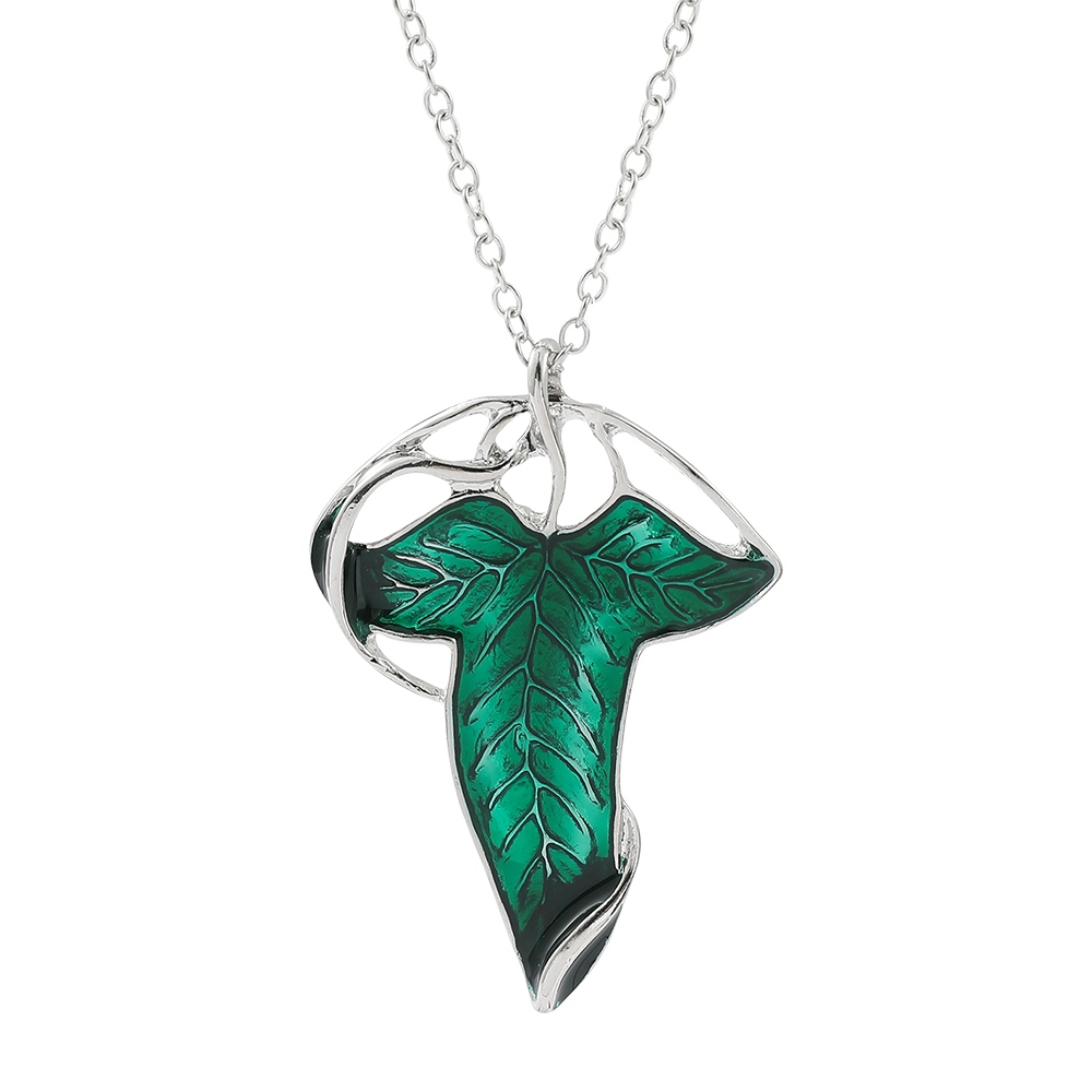 Kalung Liontin Daun Hijau Vint - Women Accessories Chain ulasan dan harga