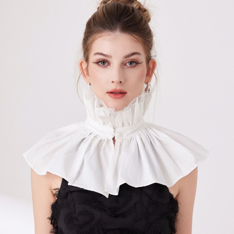 Kerah Palsu Berumbai Tinggi ya - Woman Accessory ulasan dan harga