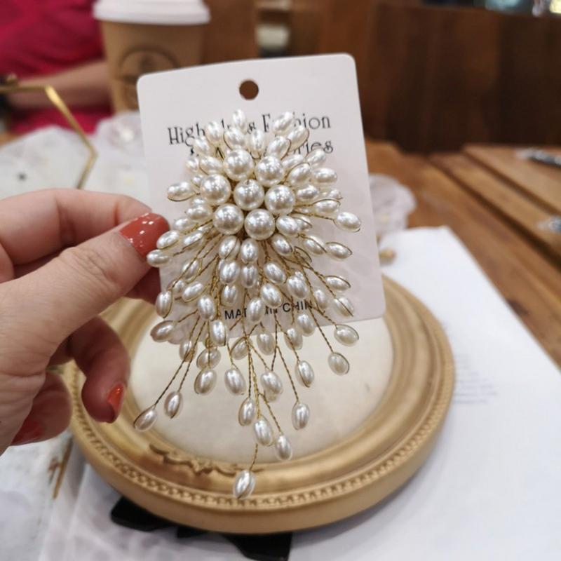 Bros Pin Bunga Mutiara Vintage - Women Accessories Bouquet ulasan dan harga