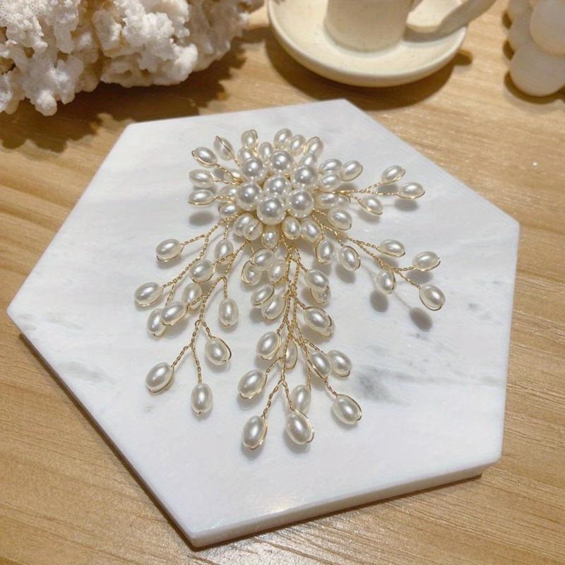 Bros Pin Bunga Mutiara Vintage - Women Accessories Bouquet ulasan dan harga