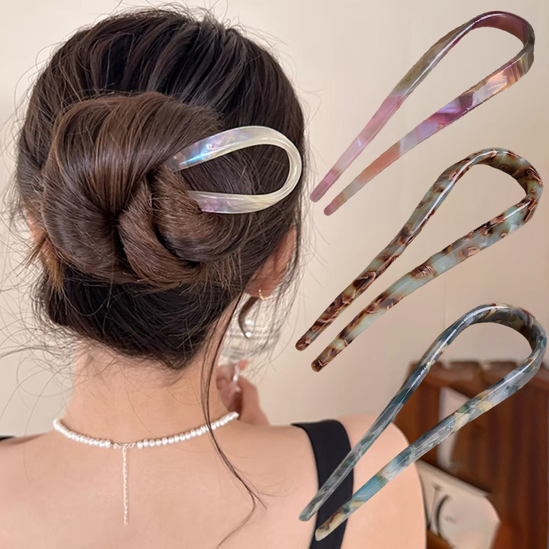 Tusuk Rambut Bentuk U dari Ase - Women'S Accessories List ulasan dan harga