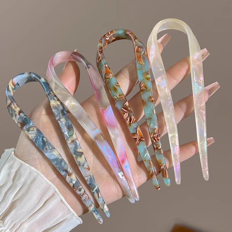 Tusuk Rambut Bentuk U dari Ase - Women'S Accessories List ulasan dan harga