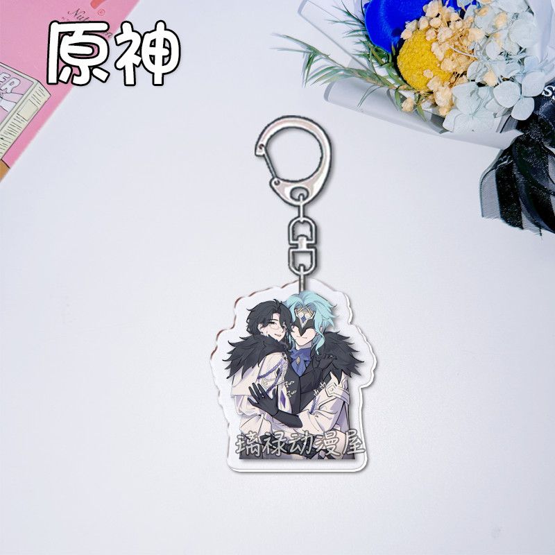 2 Buah Gantungan Kunci Genshin - Women Accessories Bag ulasan dan harga
