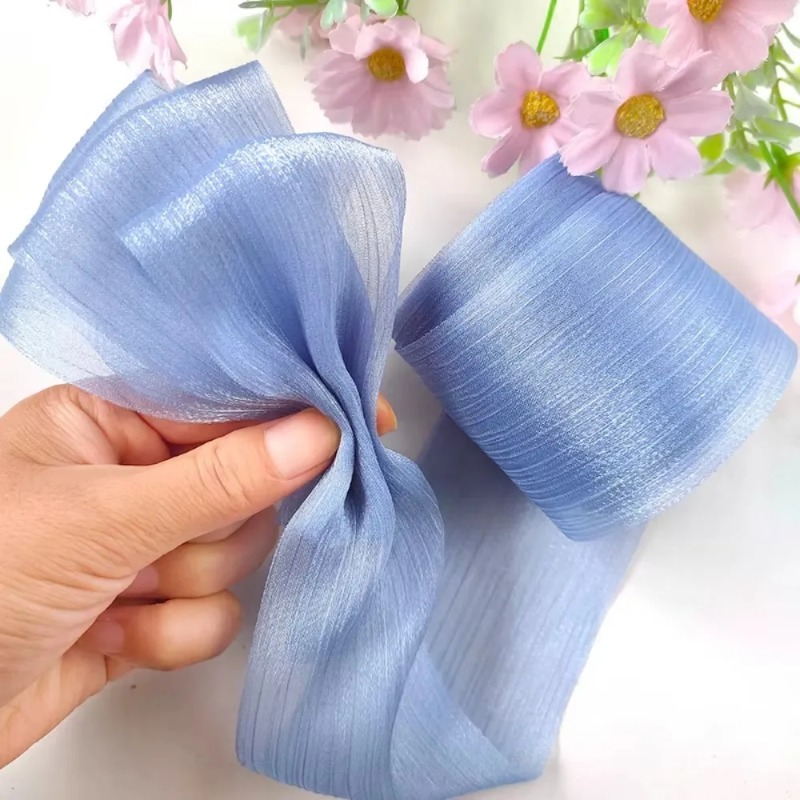 Pita Chiffon Lipit 5M Lebar 6c - Women Accessories Bouquet ulasan dan harga