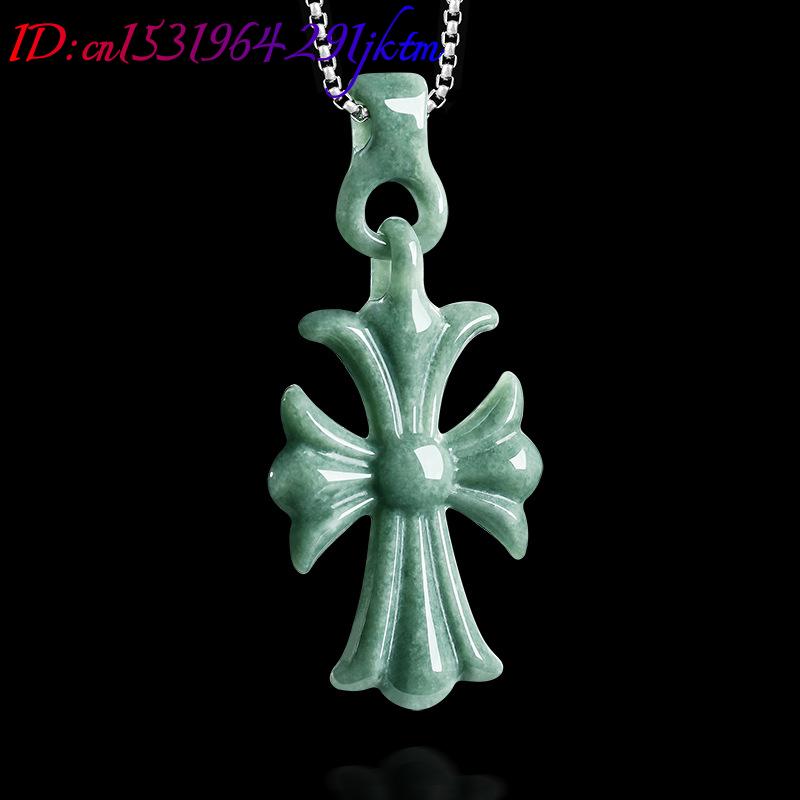 Kalung Liontin Salib Batu Giok - Woman Accessory ulasan dan harga