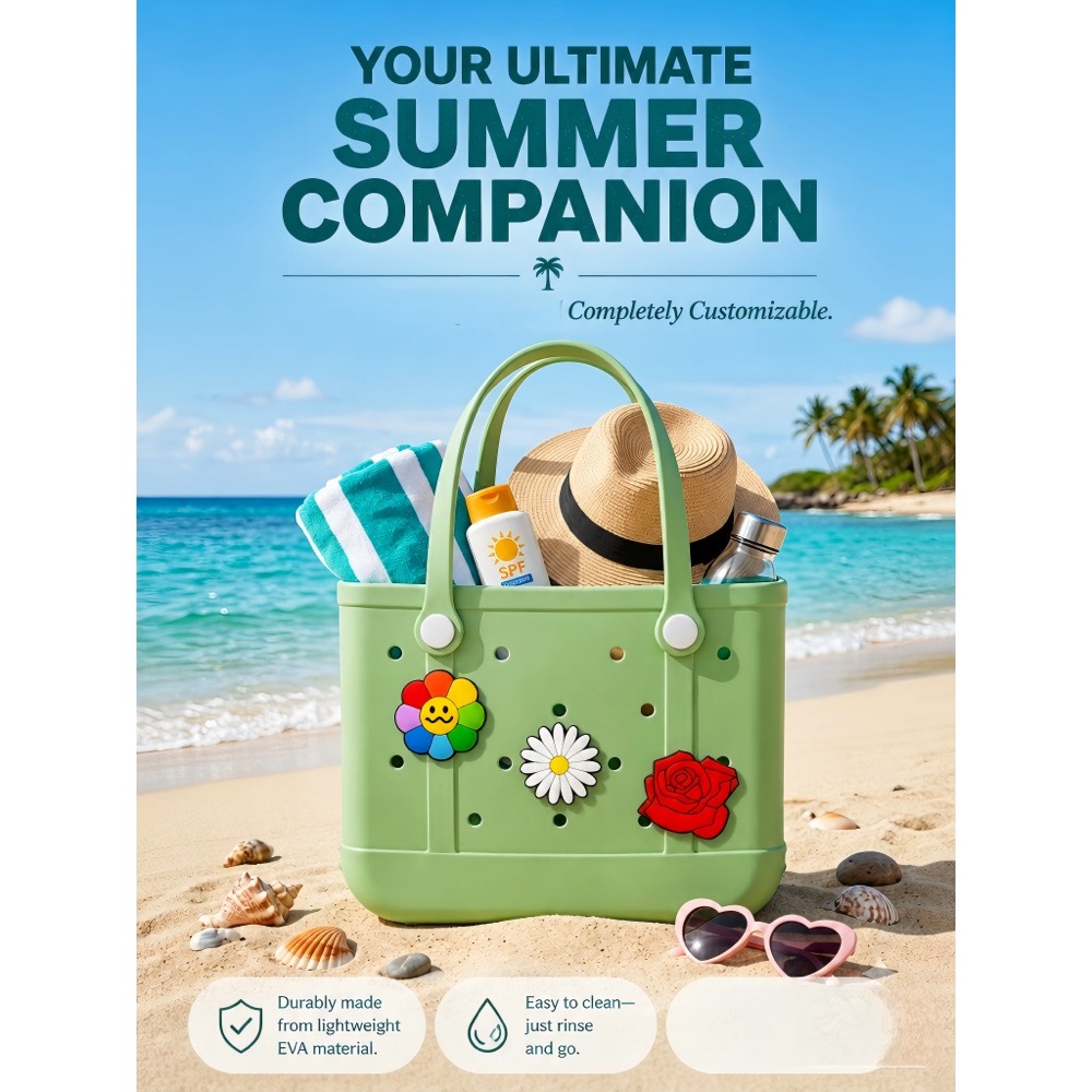 Tas Pantai Karet Ukuran Besar  - Women Accessories Bag ulasan dan harga