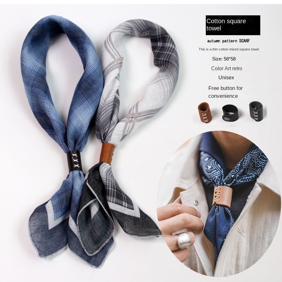 Syal persegi pria dengan kanci - Silk Scarf Square ulasan dan harga