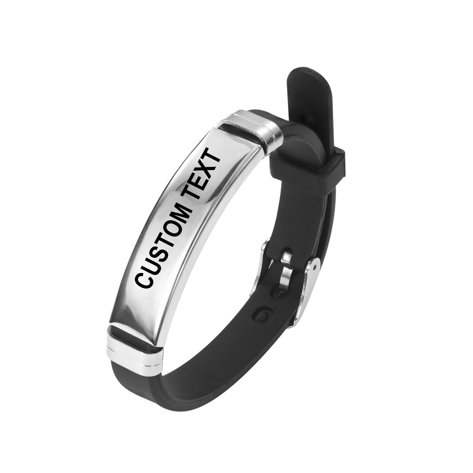 Gelang Silikon Logo Kustom Pun - Women Accessories Brand Name ulasan dan harga