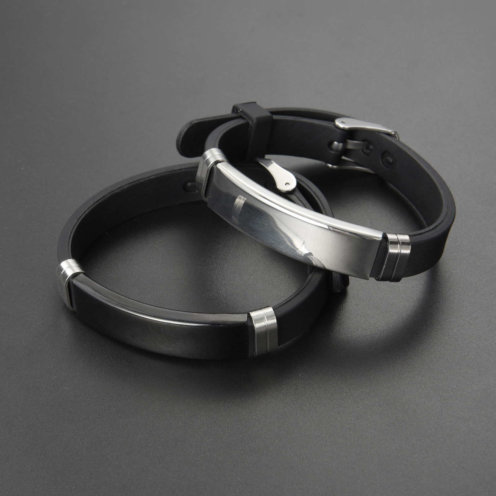 Gelang Silikon Logo Kustom Pun - Women Accessories Brand Name ulasan dan harga