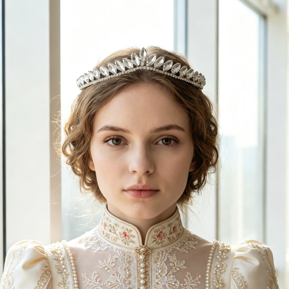 Tiara Rambut Kristal Minimalis - Women Accessories For Wedding ulasan dan harga