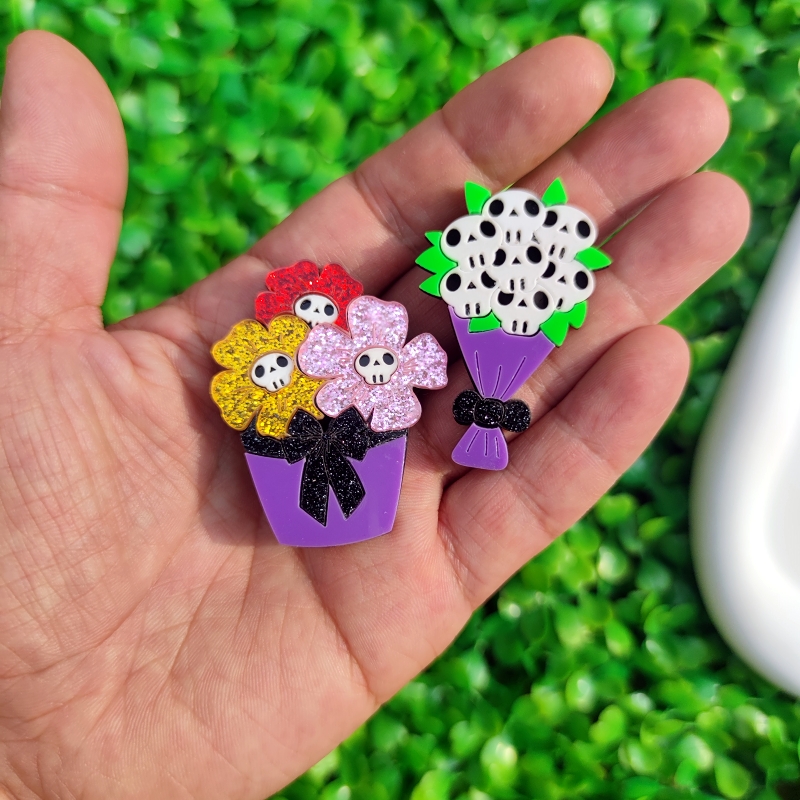 KUGUYS 2 Buah/Lot Bros Akrilik - Women Accessories Bouquet ulasan dan harga