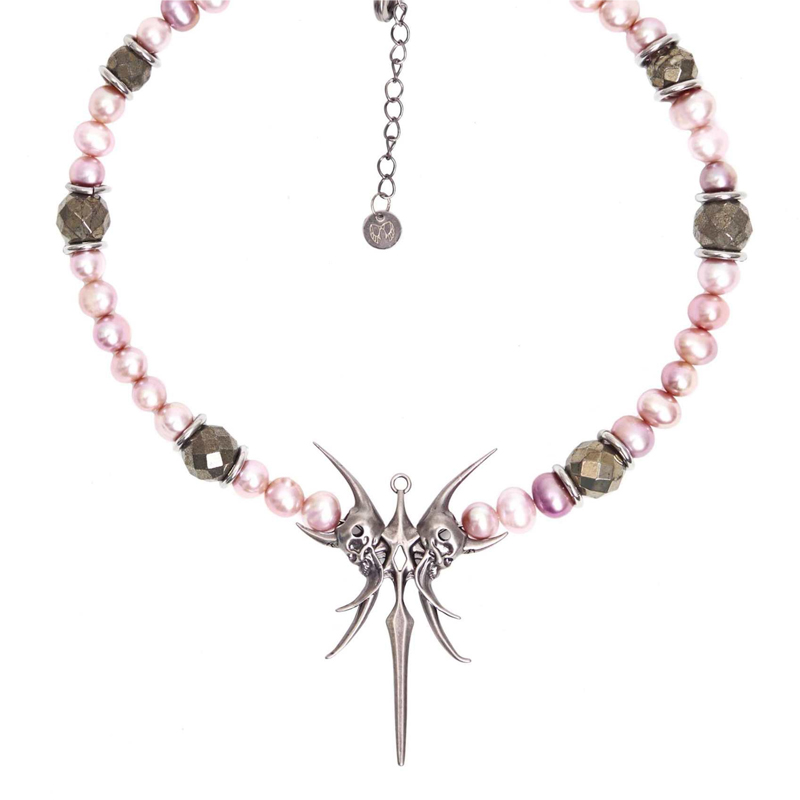 Kalung Liontin Salib Tengkorak - Women'S Accessories In The 90S ulasan dan harga