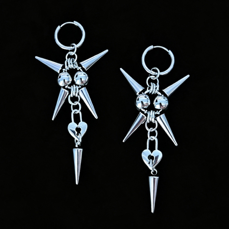 Anting-anting Salib Baja Anti  - Women'S Accessories In The 90S ulasan dan harga