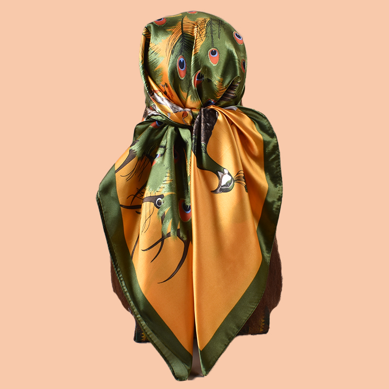 1 Buah Syal Persegi Besar Wani - Silk Scarf Square ulasan dan harga