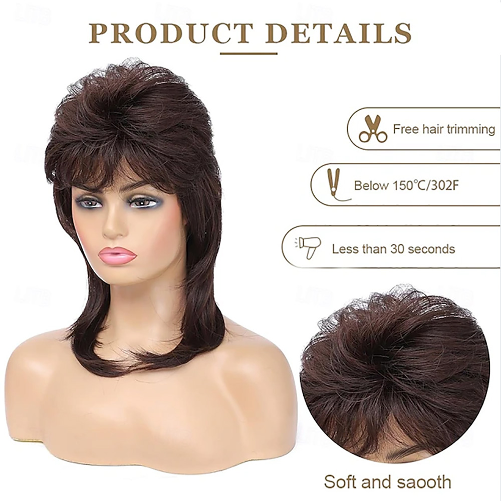 HAIRJOY ​​Wig Rambut Sintetis  - Women'S Accessories In The 90S ulasan dan harga
